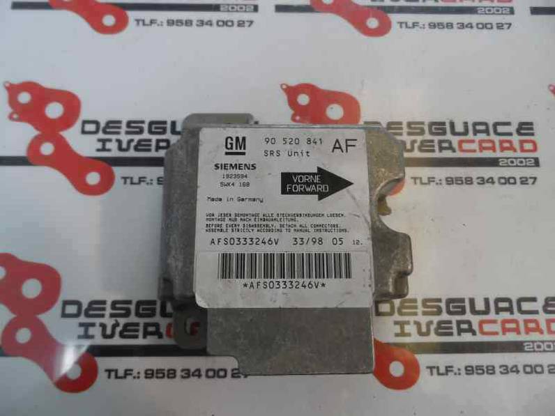 CENTRALITA AIRBAG OPEL ASTRA G BERLINA 1998 2.0 DTI (101 CV)