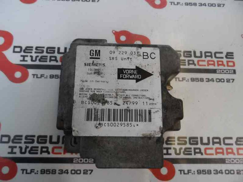 CENTRALITA AIRBAG OPEL ASTRA G BERLINA 1999 1.6 (75 CV)