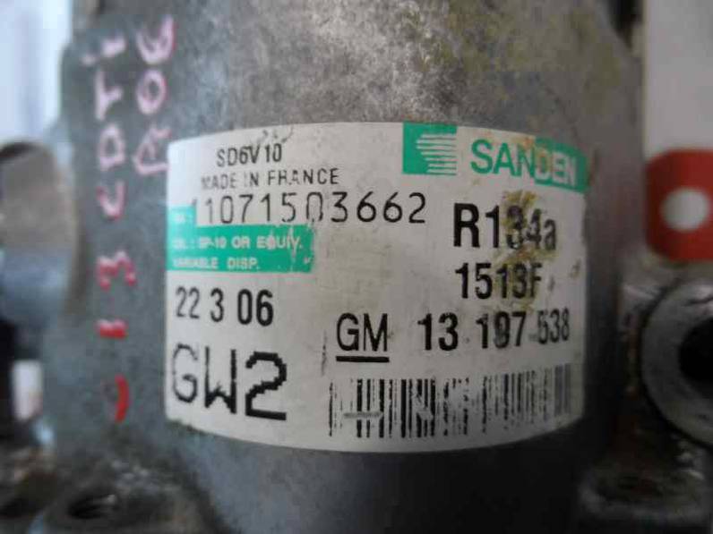 COMPRESOR AIRE ACONDICIONADO OPEL CORSA D 2006 1.3 16V CDTI (90 CV)