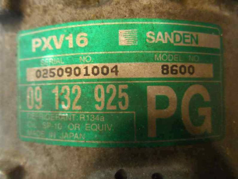 COMPRESOR AIRE ACONDICIONADO OPEL ASTRA G BERLINA 1998 2.2 16V DTI (125 CV)