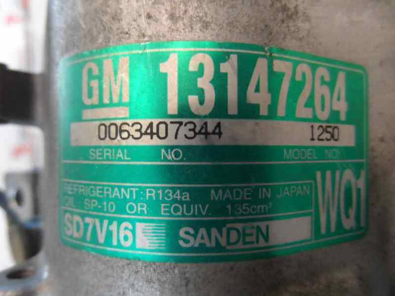 COMPRESOR AIRE ACONDICIONADO OPEL VECTRA C BERLINA 2002 2.0 DTI (125 CV)