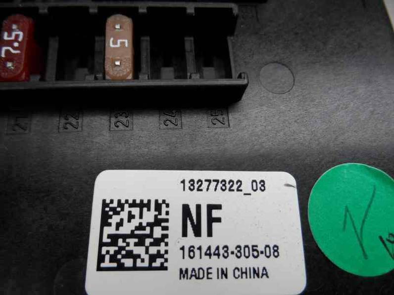 CAJA RELES FUSIBLES OPEL INSIGNIA SPORTS TOURER 2009 2.0 CDTI (131 CV)