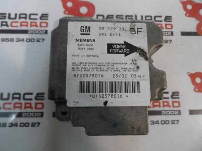 CENTRALITA AIRBAG OPEL ASTRA G BERLINA 2002 2.0 DTI (101 CV)