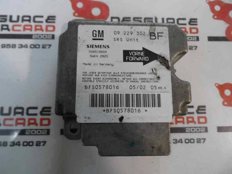 CENTRALITA AIRBAG OPEL ASTRA G BERLINA 2002 2.0 DTI (101 CV)