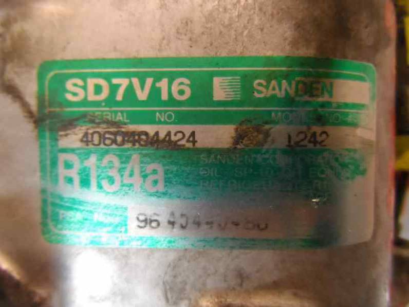 COMPRESOR AIRE ACONDICIONADO CITROEN XSARA PICASSO 1999 1.6 HDI (109 CV)