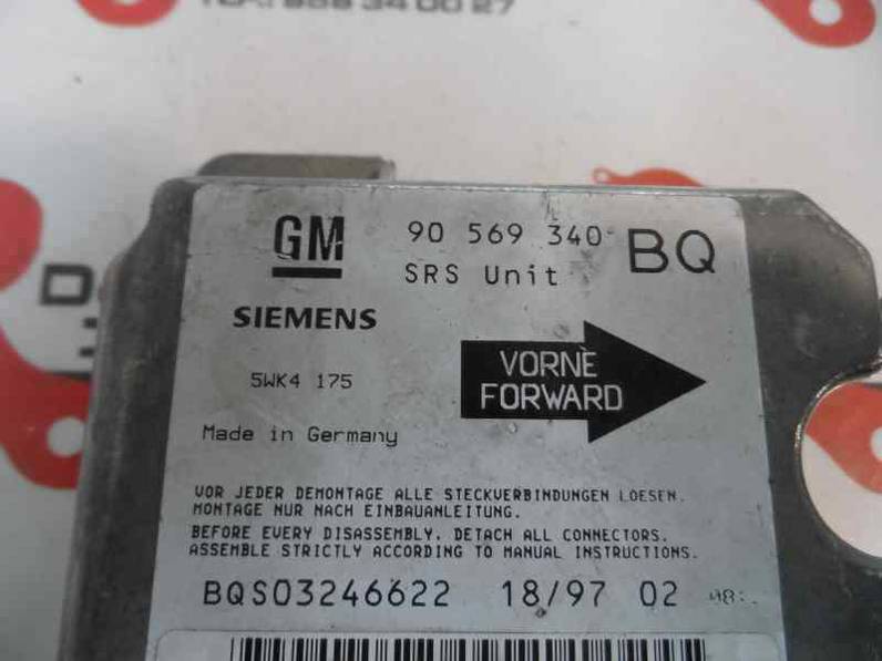 CENTRALITA AIRBAG OPEL VECTRA B BERLINA 1995