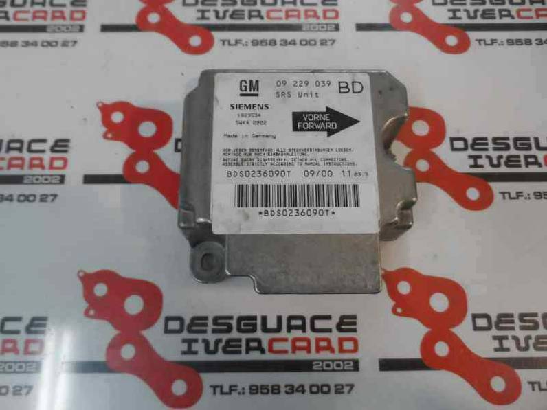 CENTRALITA AIRBAG OPEL VECTRA B BERLINA 1995