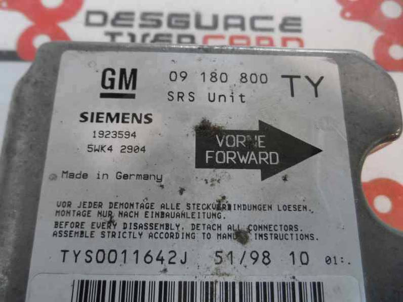 CENTRALITA AIRBAG OPEL VECTRA B BERLINA 1995