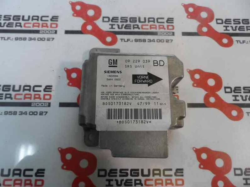 CENTRALITA AIRBAG OPEL VECTRA B BERLINA 1995