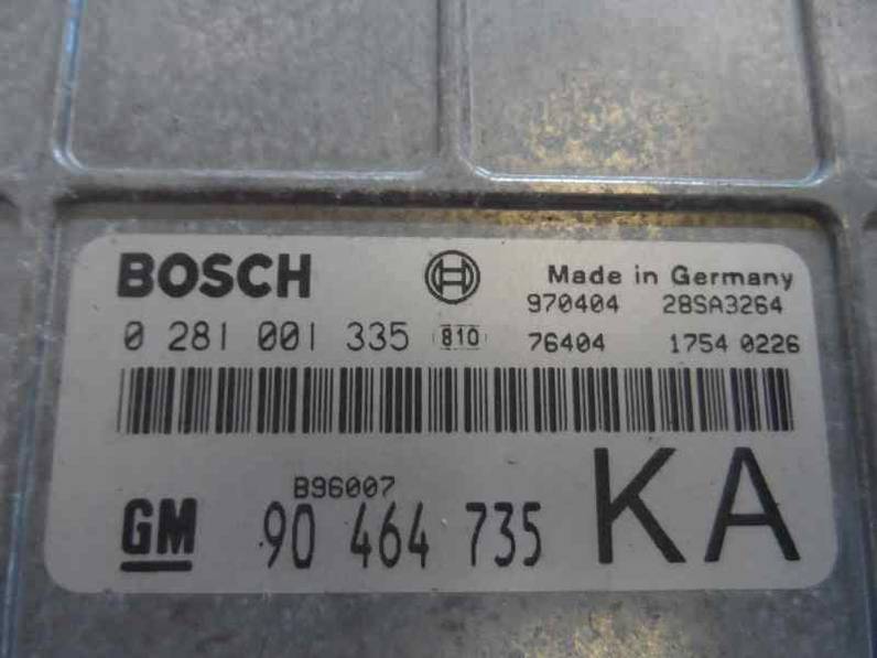 CENTRALITA MOTOR UCE OPEL VECTRA B BERLINA 1995 2.0 DTI (101 CV)