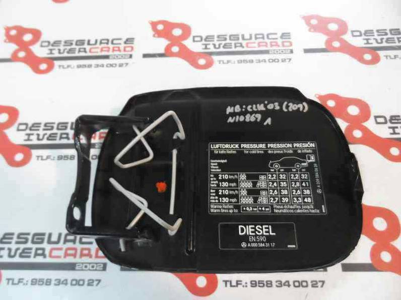 TAPA EXTERIOR COMBUSTIBLE MERCEDES CLASE CLK COUPE 2004 2.7 CDI 20V (170 CV)