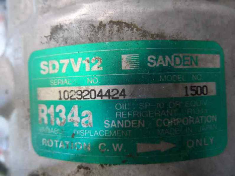 COMPRESOR AIRE ACONDICIONADO PEUGEOT 206 BERLINA 1998 1.4 (75 CV)