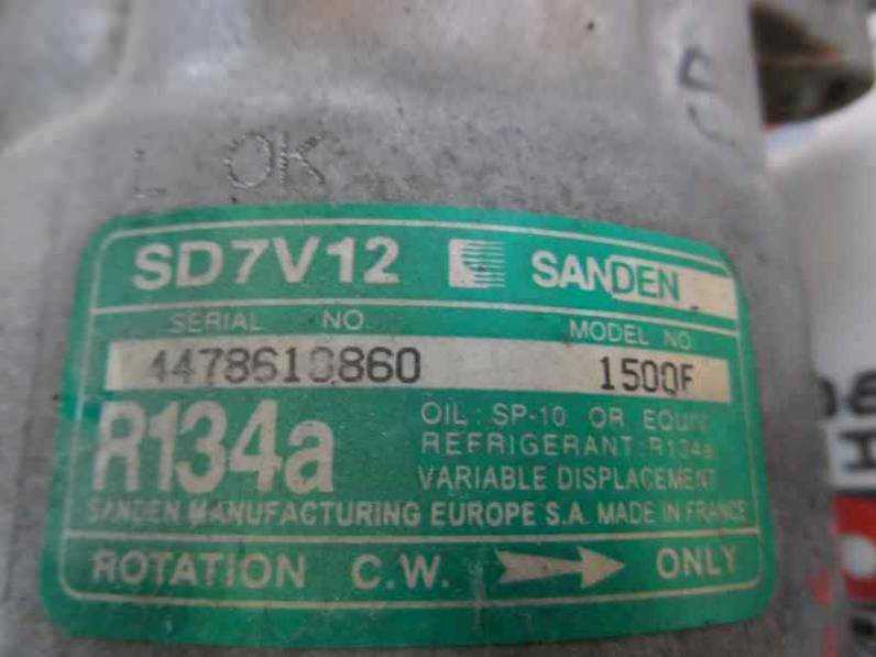 COMPRESOR AIRE ACONDICIONADO PEUGEOT 306 BERLINA 3 5 PUERTAS 1993 1.9 TURBODIESEL (90 CV)