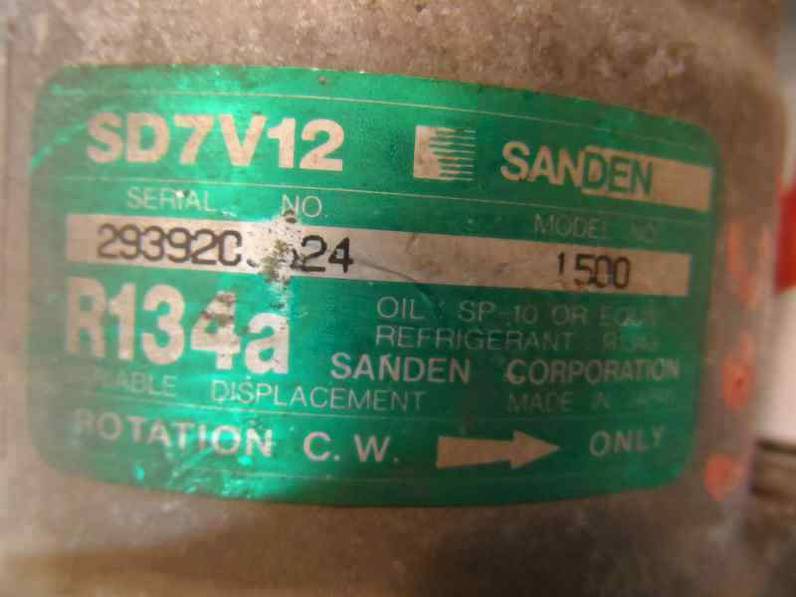 COMPRESOR AIRE ACONDICIONADO PEUGEOT 106 1991 1.1 (60 CV)