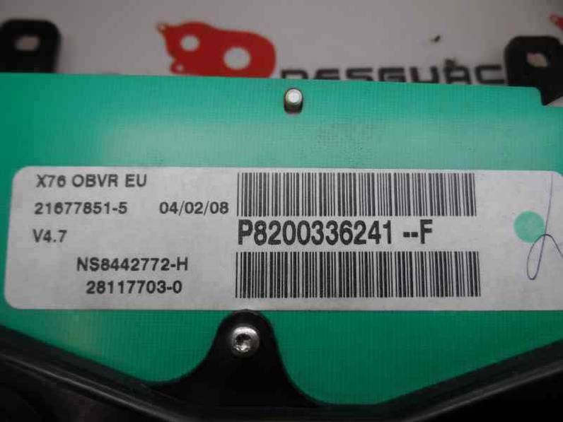 CUADRO INSTRUMENTOS RENAULT KANGOO 2008 1.5 DCI D (68 CV)