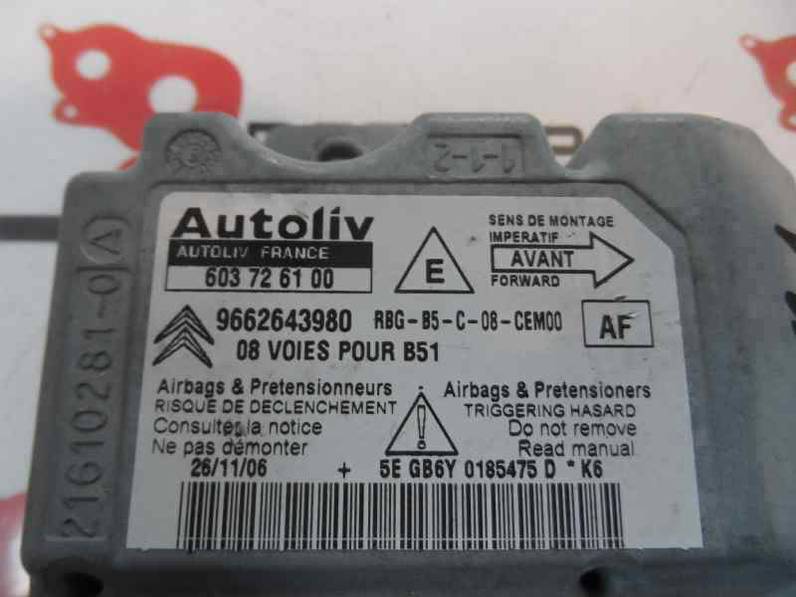 CENTRALITA AIRBAG CITROEN C4 BERLINA 2007 1.6 16V (109 CV)