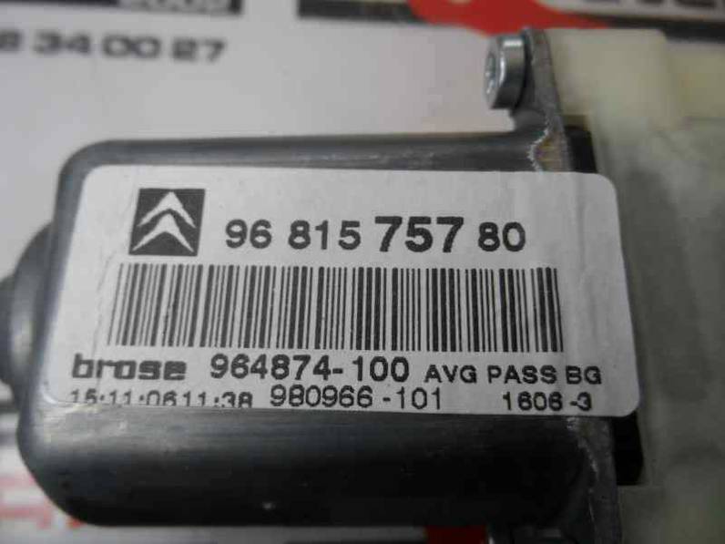 MOTOR ELEVALUNAS DELANTERO IZQUIERDO CITROEN C4 BERLINA 2007 1.6 16V (109 CV)