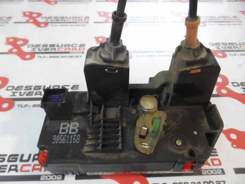 CERRADURA PUERTA TRASERA DERECHA OPEL ASTRA G BERLINA 2000 2.0 DTI (101 CV)