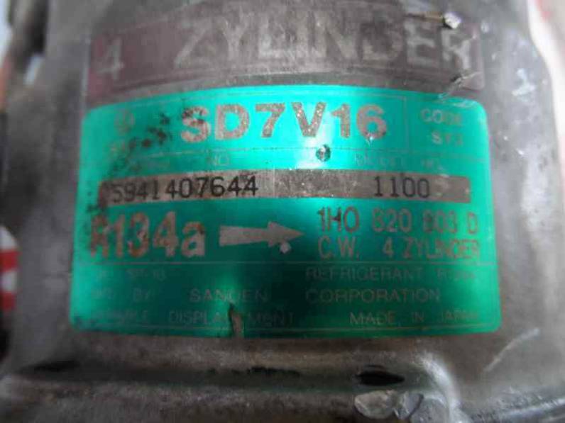 COMPRESOR AIRE ACONDICIONADO SEAT TOLEDO 1991 1.9 TURBODIESEL (75 CV)