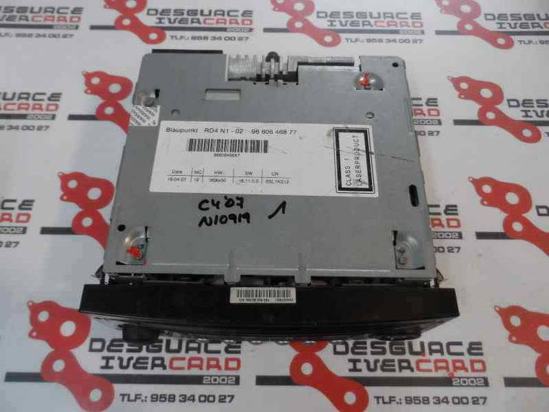SISTEMA AUDIO RADIO CD CITROEN C4 BERLINA 2007 1.4 16V (88 CV)