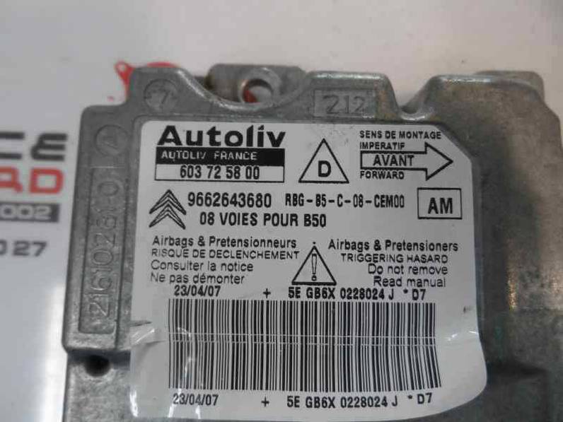 CENTRALITA AIRBAG CITROEN C4 BERLINA 2007 1.4 16V (88 CV)