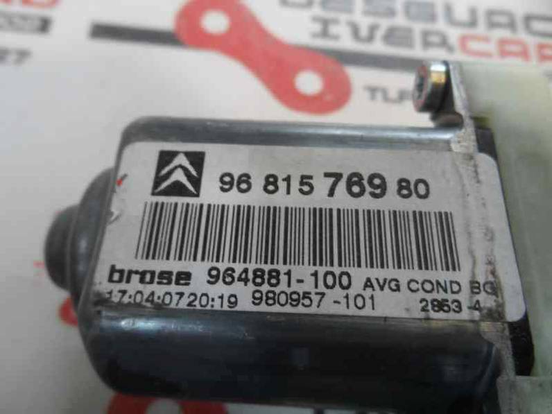 MOTOR ELEVALUNAS DELANTERO IZQUIERDO CITROEN C4 BERLINA 2007 1.4 16V (88 CV)