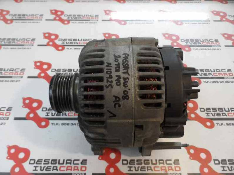 ALTERNADOR VOLKSWAGEN PASSAT VARIANT 2008 2.0 TDI (140 CV)