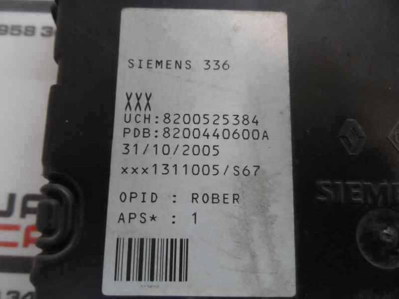 CAJA RELES FUSIBLES RENAULT MEGANE II BERLINA 3P 2006 1.5 DCI D (106 CV)