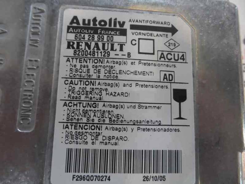CENTRALITA AIRBAG RENAULT MEGANE II BERLINA 3P 2006 1.5 DCI D (106 CV)