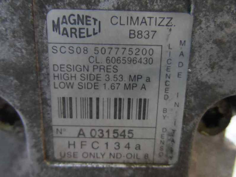 COMPRESOR AIRE ACONDICIONADO ALFA ROMEO 146 1995 1.9 JTD (105 CV)