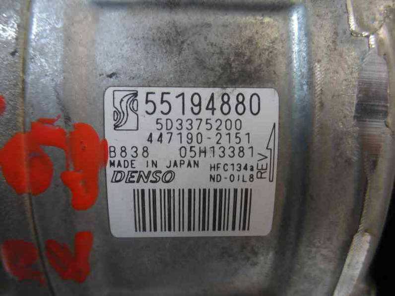 COMPRESOR AIRE ACONDICIONADO FIAT PUNTO BERLINA 2003 1.4 (95 CV)