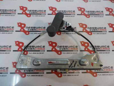 ELEVALUNAS TRASERO IZQUIERDO FIAT PANDA 2006 1.3 JTD (69 CV)