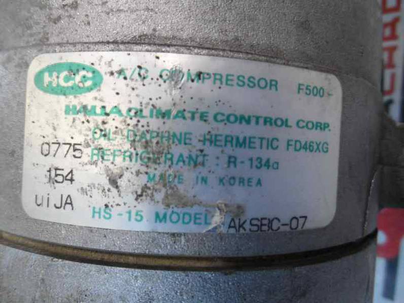 COMPRESOR AIRE ACONDICIONADO HYUNDAI LANTRA BERLINA 1998 1.6 16V (116 CV)