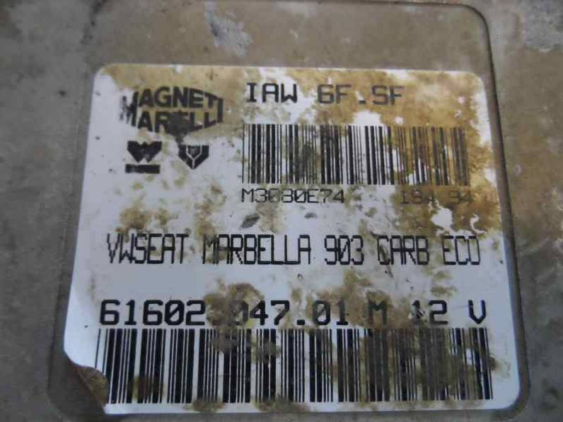 CENTRALITA MOTOR UCE SEAT MARBELLA 1994 0.9 (39 CV)