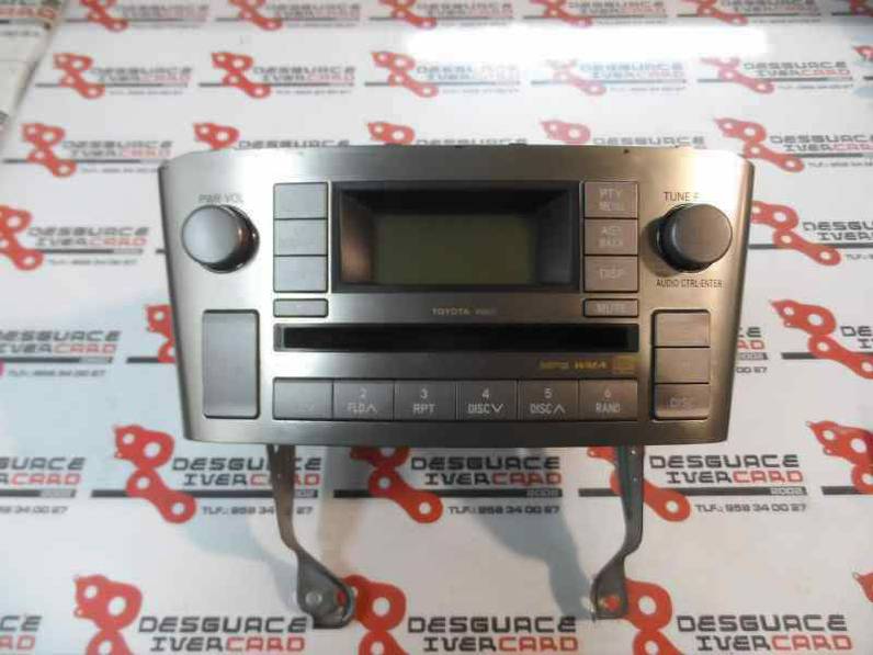 SISTEMA AUDIO RADIO CD TOYOTA AVENSIS CROSS SPORT 2008 2.0 D-4D (126 CV)