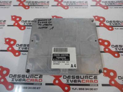 CENTRALITA MOTOR UCE TOYOTA AVENSIS CROSS SPORT 2008 2.0 D-4D (126 CV)