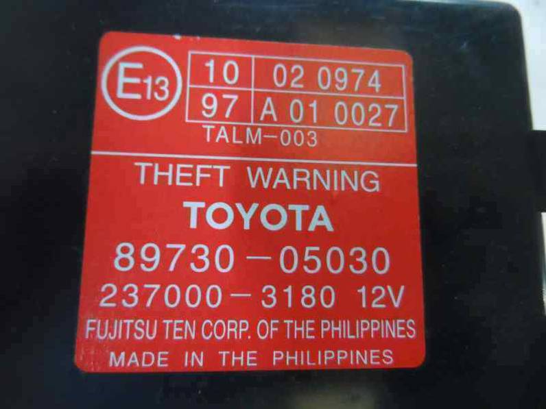 MODULO ELECTRONICO TOYOTA AVENSIS CROSS SPORT 2008 2.0 D-4D (126 CV)