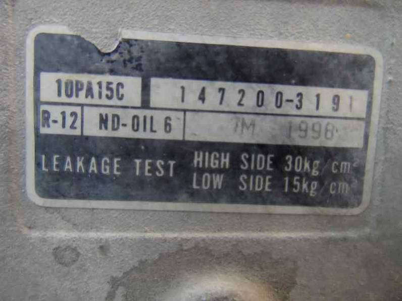 COMPRESOR AIRE ACONDICIONADO FORD FIESTA BERLINA 1996