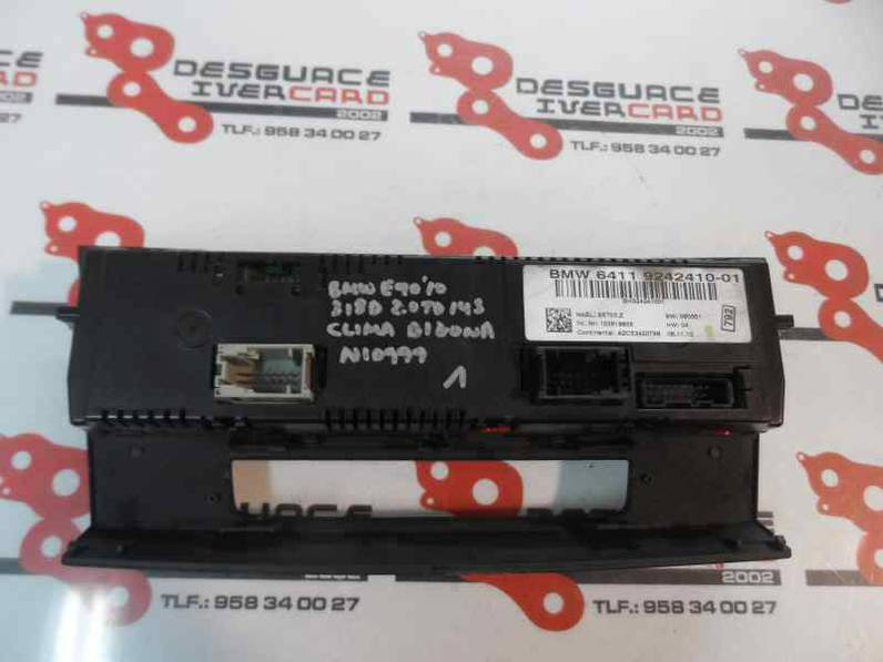 MANDO CLIMATIZADOR BMW SERIE 3 BERLINA 2010 2.0 TURBODIESEL (143 CV)