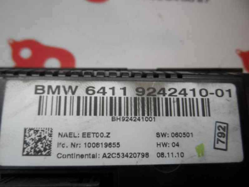 MANDO CLIMATIZADOR BMW SERIE 3 BERLINA 2010 2.0 TURBODIESEL (143 CV)