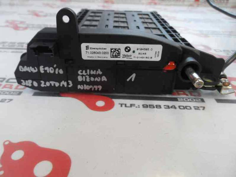 RESISTENCIA CALEFACCION BMW SERIE 3 BERLINA 2010 2.0 TURBODIESEL (143 CV)