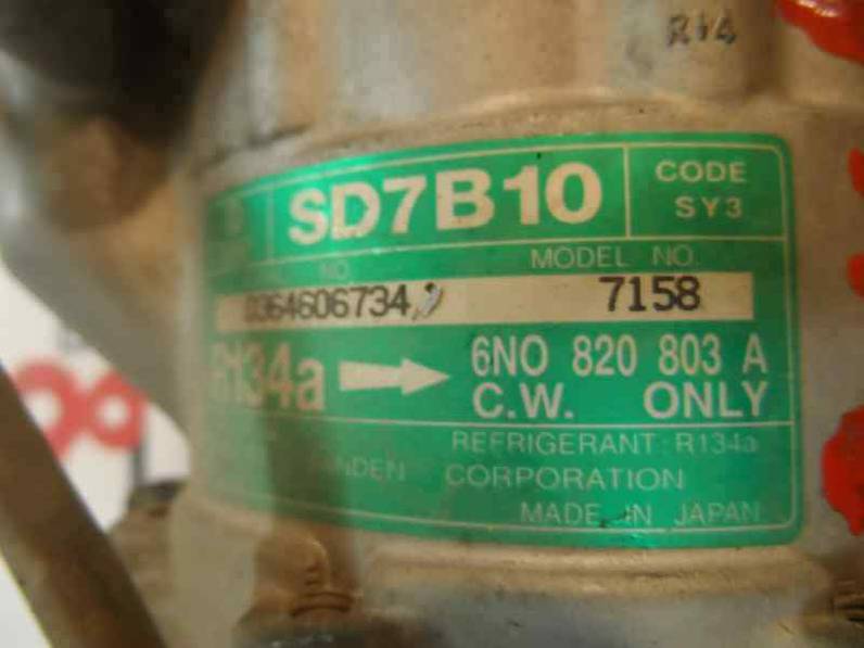 COMPRESOR AIRE ACONDICIONADO VOLKSWAGEN POLO BERLINA 1994 1.4 (60 CV)