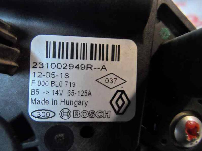 ALTERNADOR DACIA LODGY 2012 1.5 DCI D FAP (90 CV)