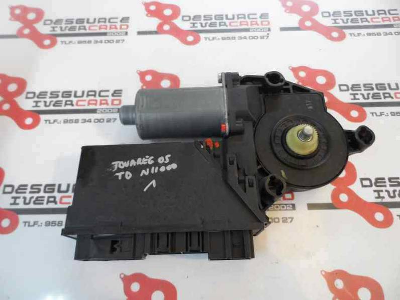 MOTOR ELEVALUNAS TRASERO DERECHO VOLKSWAGEN TOUAREG 2005 2.5 TDI DPF (174 CV)