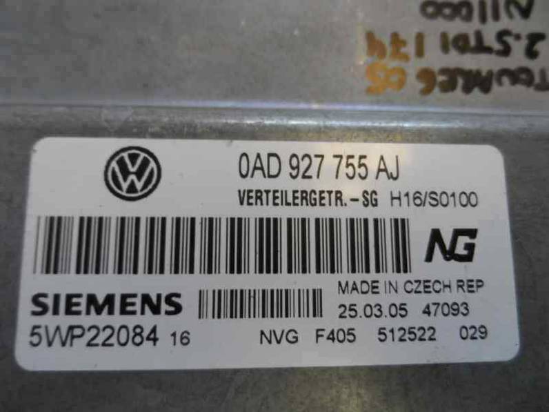 CENTRALITA CAMBIO AUTOMATICO VOLKSWAGEN TOUAREG 2005 2.5 TDI DPF (174 CV)