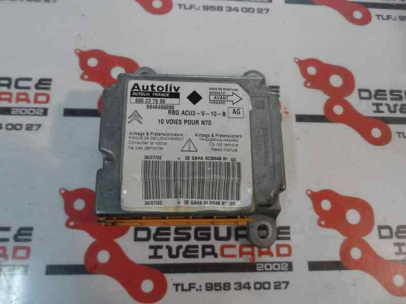 CENTRALITA AIRBAG CITROEN XSARA BERLINA 2002 1.9 D (69 CV)