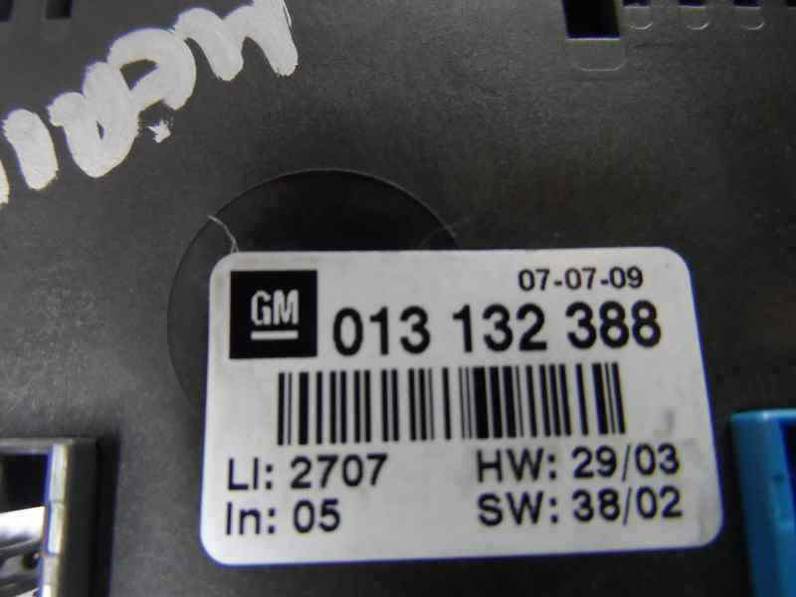 MANDO CLIMATIZADOR OPEL MERIVA 2009 1.7 16V CDTI (101 CV)