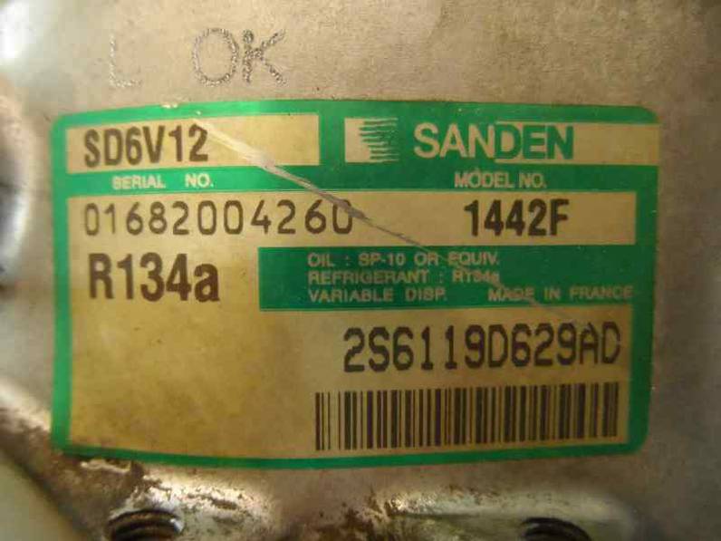 COMPRESOR AIRE ACONDICIONADO FORD FIESTA 2001 1.4 TDCI (68 CV)