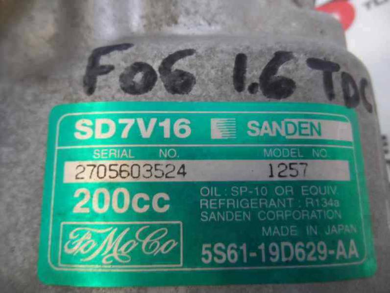COMPRESOR AIRE ACONDICIONADO FORD FIESTA 2001 1.6 TDCI (90 CV)