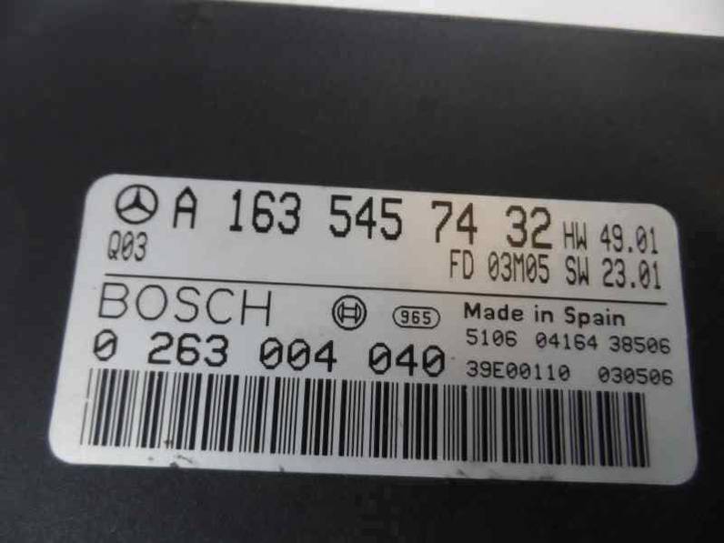 CENTRALITA CHECK CONTROL MERCEDES CLASE M 2003 2.7 CDI 20V (163 CV)